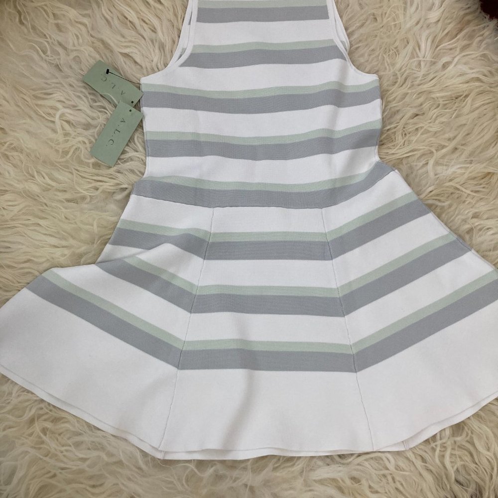A.L.C. Striped Mini Dress 2018 - Picture 8 of 9